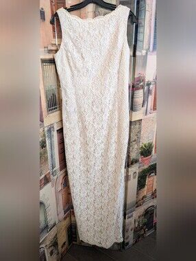 Ivory Lace Maxi Dress